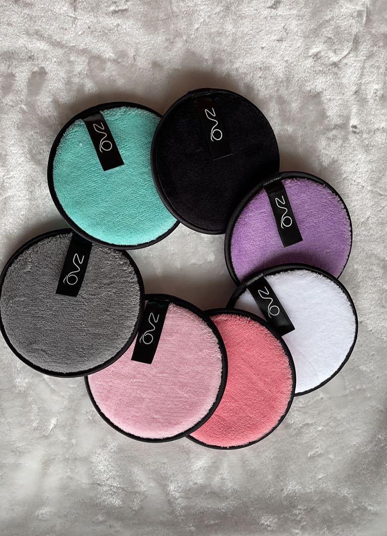 ZAQ Reusable Makeup Remover Pads 4pack with Spa facial Headband