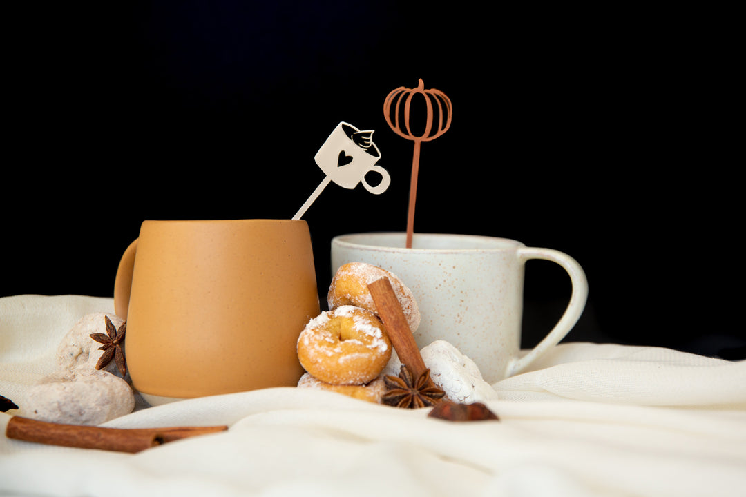 Hello Pumpkin Drink Stirrers