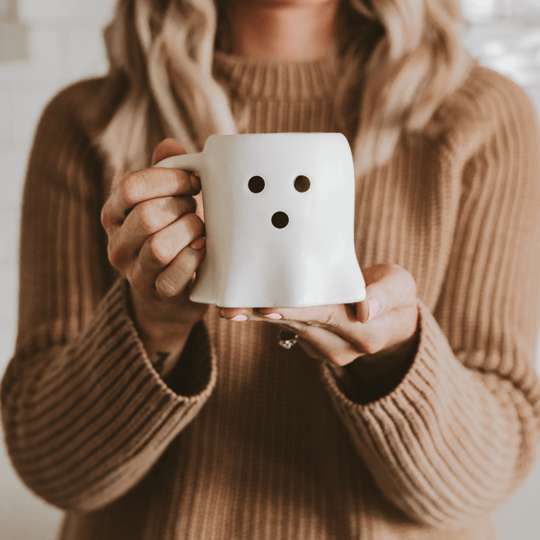 Ghost Face 12 oz Figural Coffee Mug