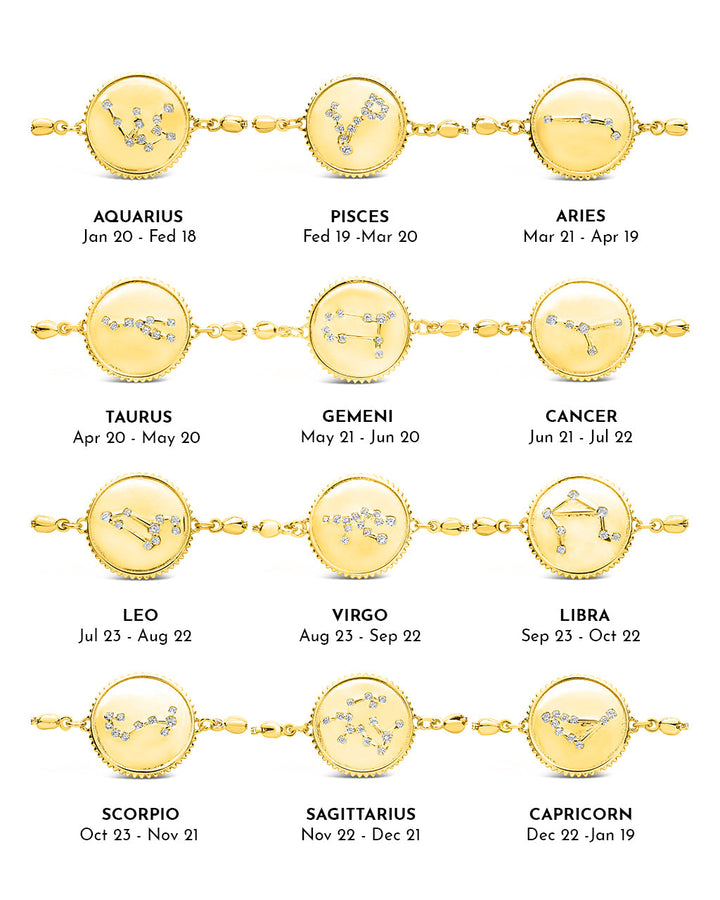 Constellation Disk Bolo Bracelet