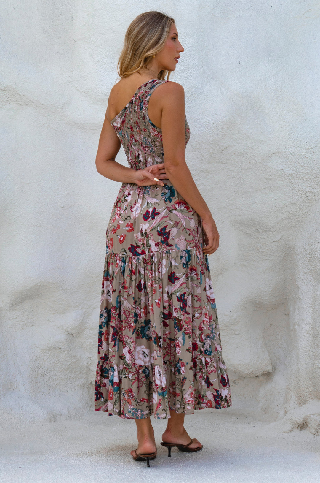 Cassandra One Shoulder Maxi Dress by Bali ELF