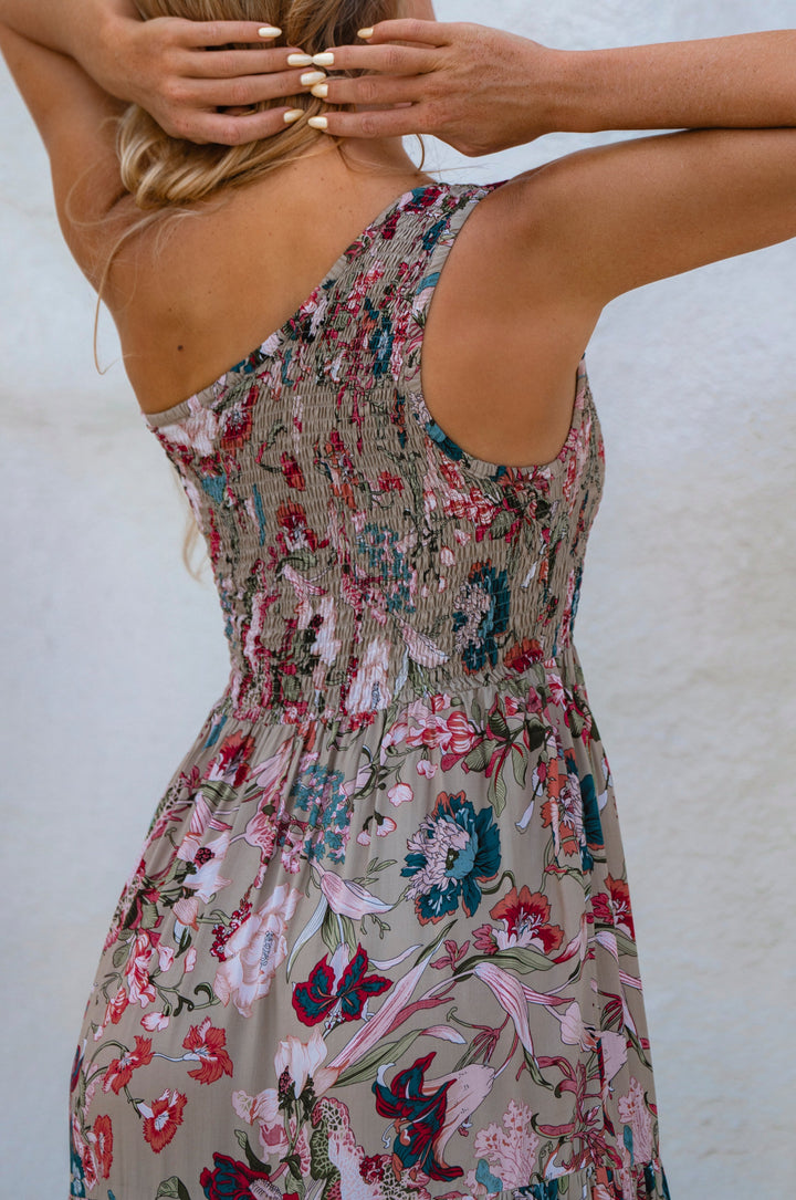 Cassandra One Shoulder Maxi Dress by Bali ELF