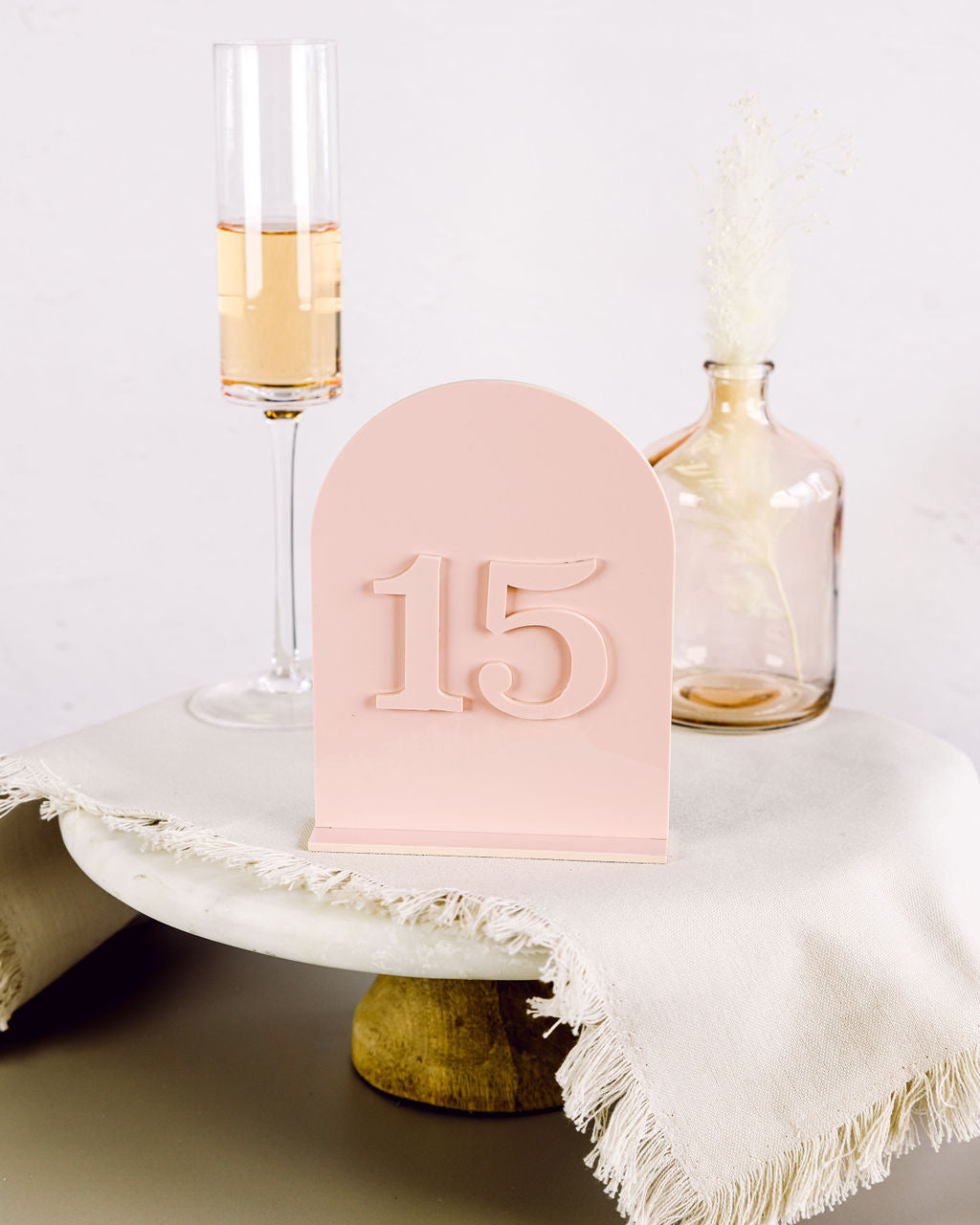 Acrylic Arch Table Number by The Cotton & Canvas Co.