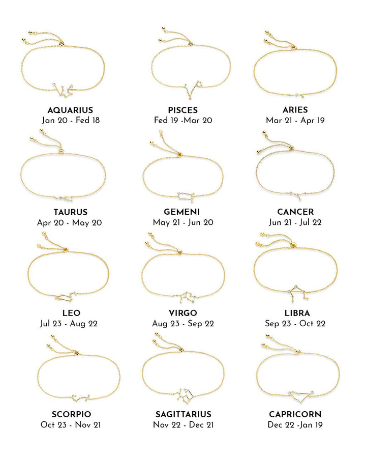 'When Stars Align' Constellation Necklace and Bracelet Set