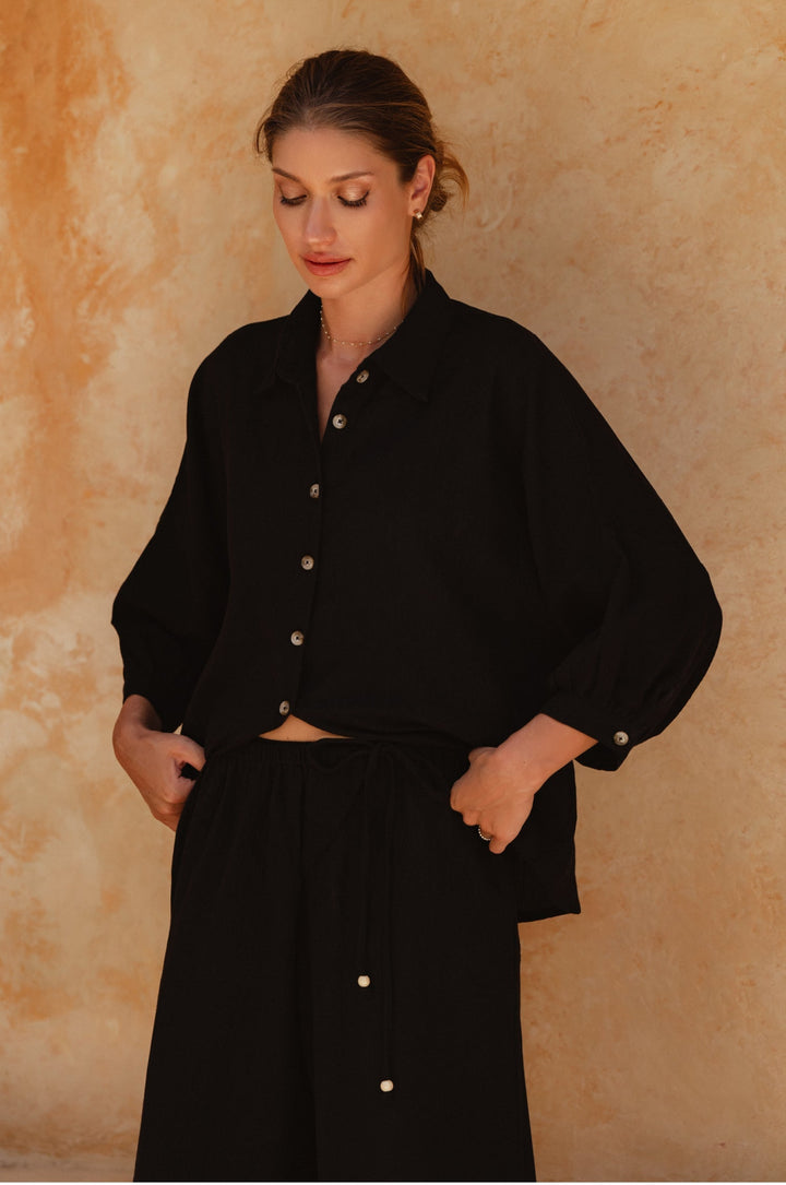 Corsica Linen Shirt by Bali Lane