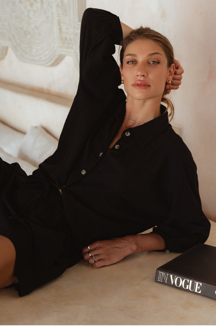 Corsica Linen Shirt by Bali Lane