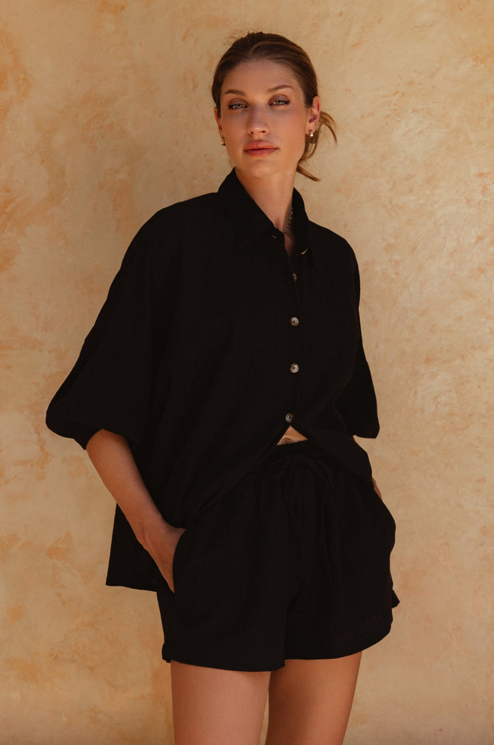 Corsica Linen Shirt by Bali Lane