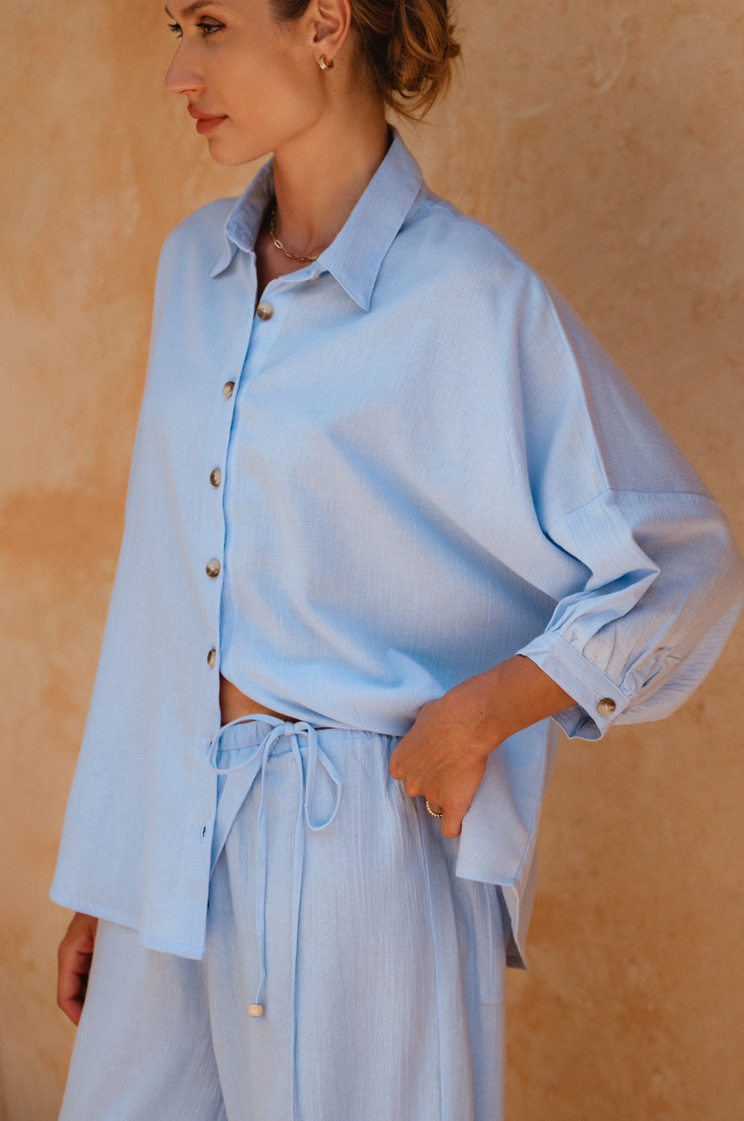 Corsica Linen Shirt by Bali Lane