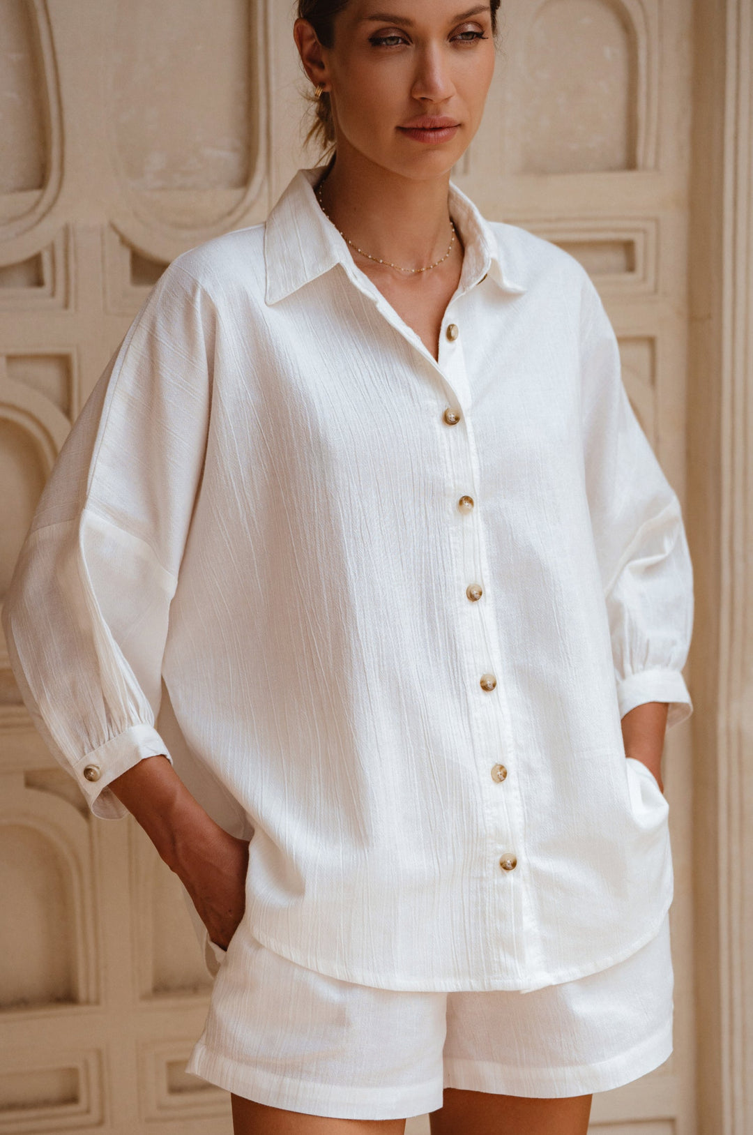Corsica Linen Shirt by Bali Lane