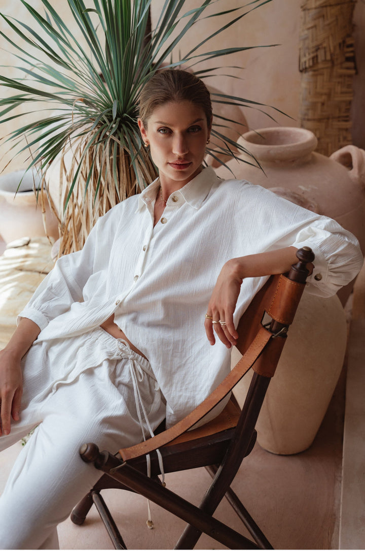 Corsica Linen Shirt by Bali Lane