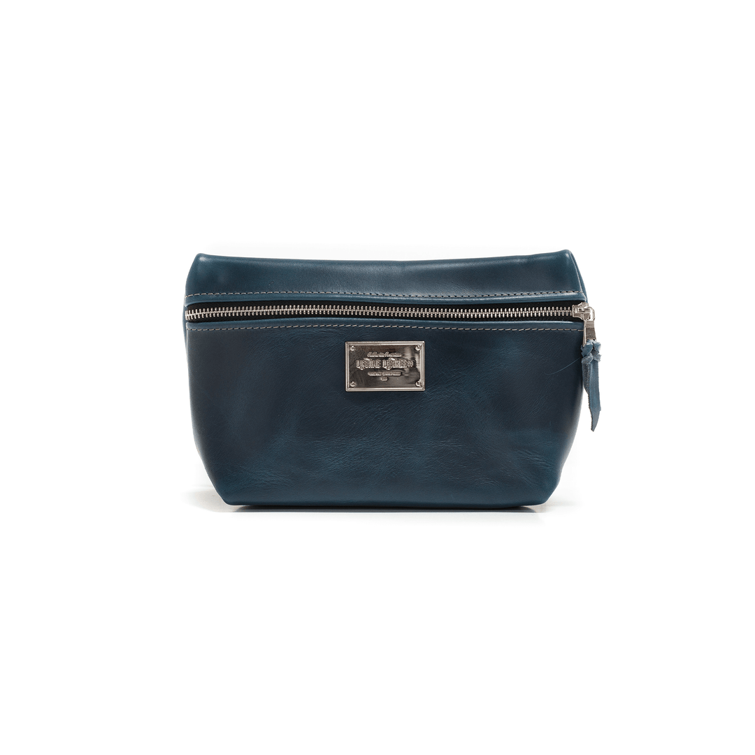 Smooth Leather Cosmetic Bag by Lifetime Leather Co