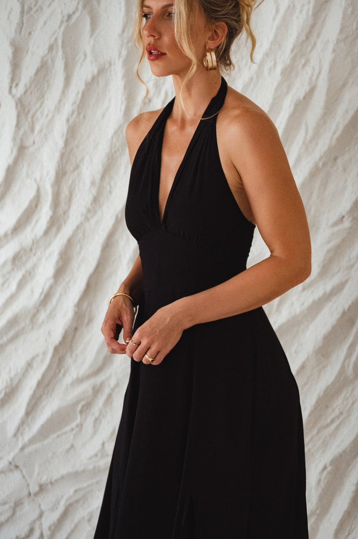 Costa Brava Halterneck Maxi Dress by Bali ELF