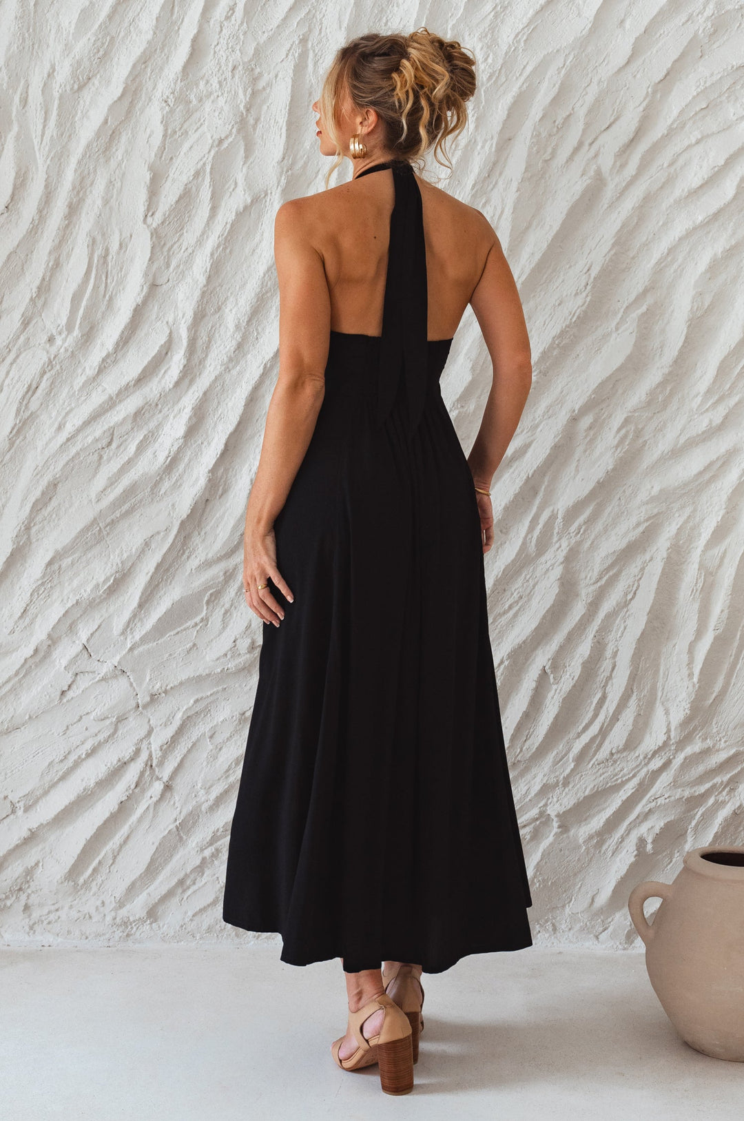 Costa Brava Halterneck Maxi Dress by Bali ELF