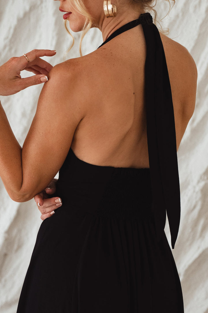 Costa Brava Halterneck Maxi Dress by Bali ELF