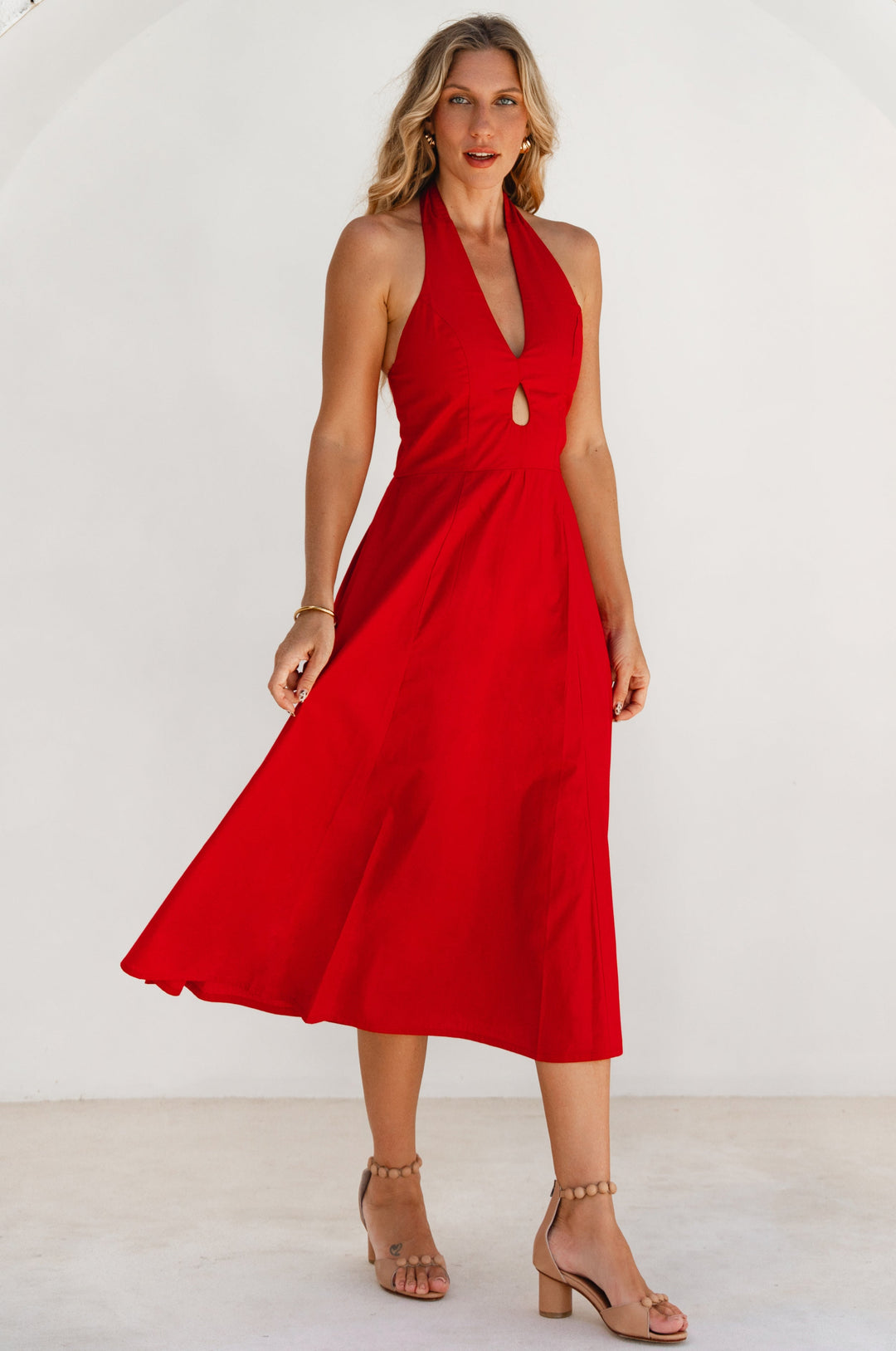 Costa Del Sol Halterneck Cotton Dress by Bali ELF