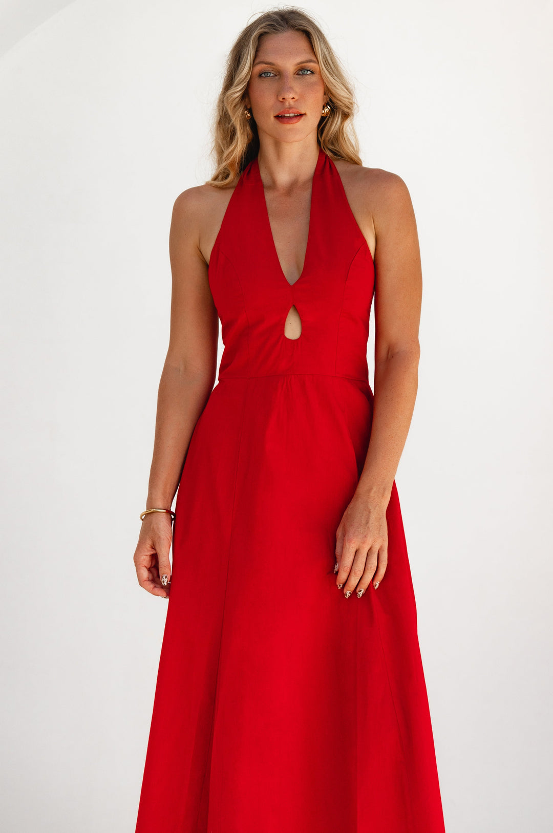 Costa Del Sol Halterneck Cotton Dress by Bali ELF