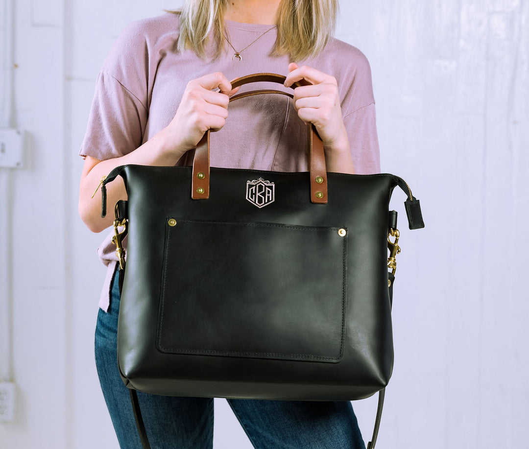 Lifetime Crossbody Tote by Lifetime Leather Co