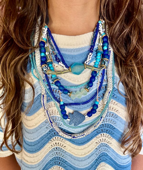 Woven Classic Necklace | Santorini
