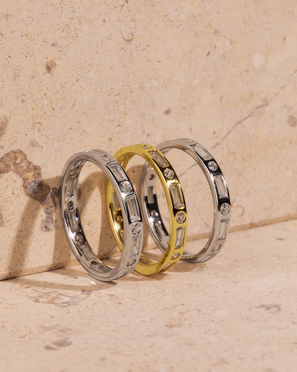 Ethel CZ Band Ring