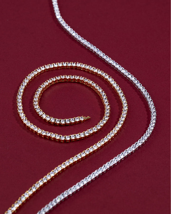 Cecil CZ Tennis Necklace