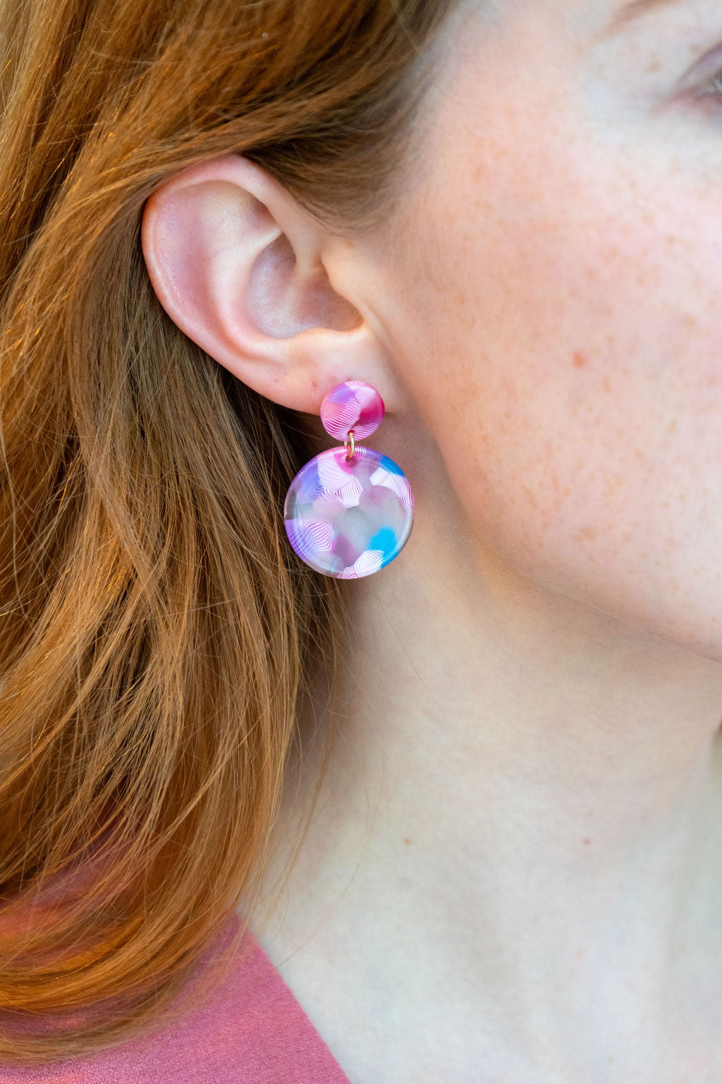 Addy Earrings - Cotton Candy by Spiffy & Splendid