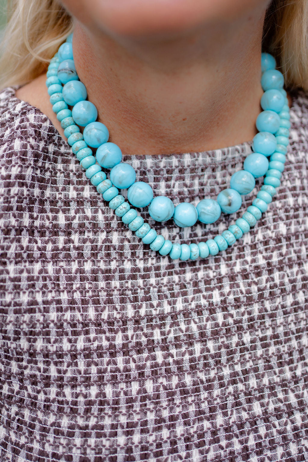 Ryan Beaded Acrylic Necklace