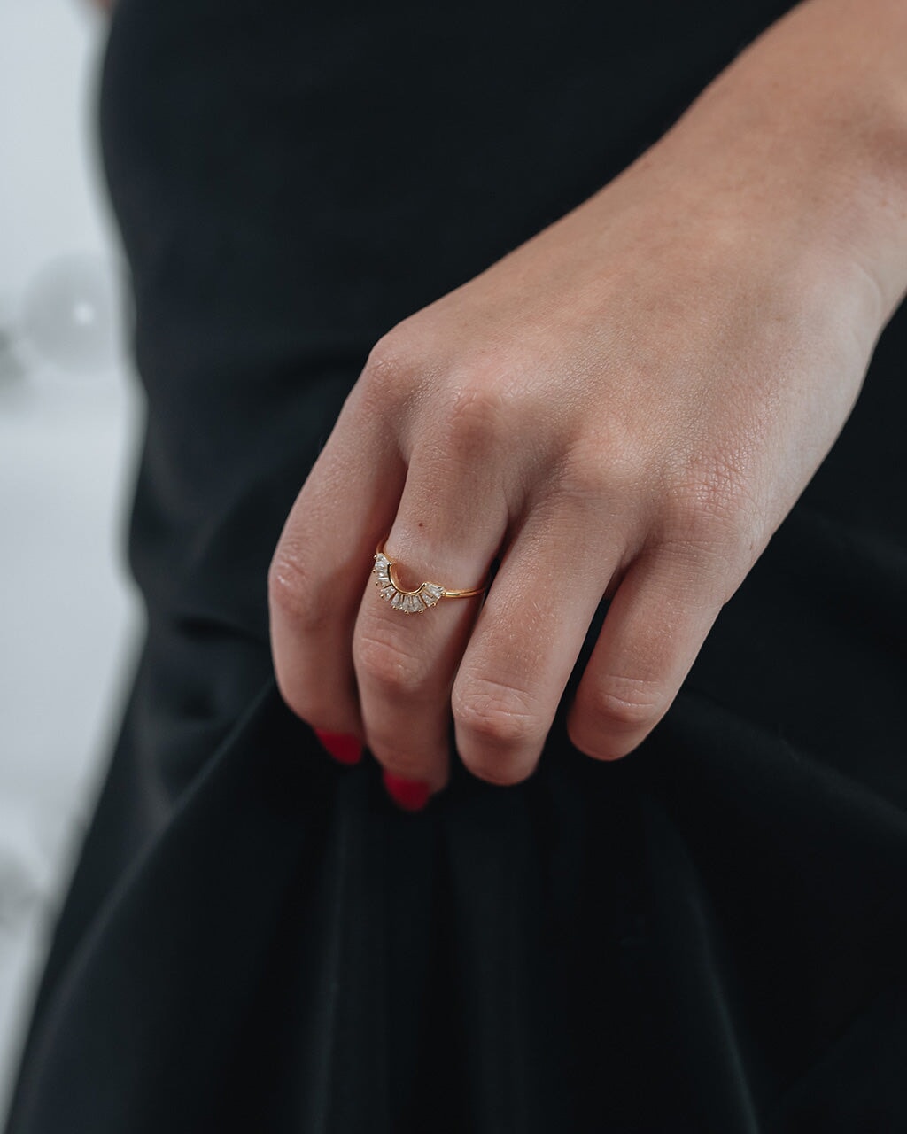 Sterling Silver CZ Dawn Stacking Ring by Sterling Forever