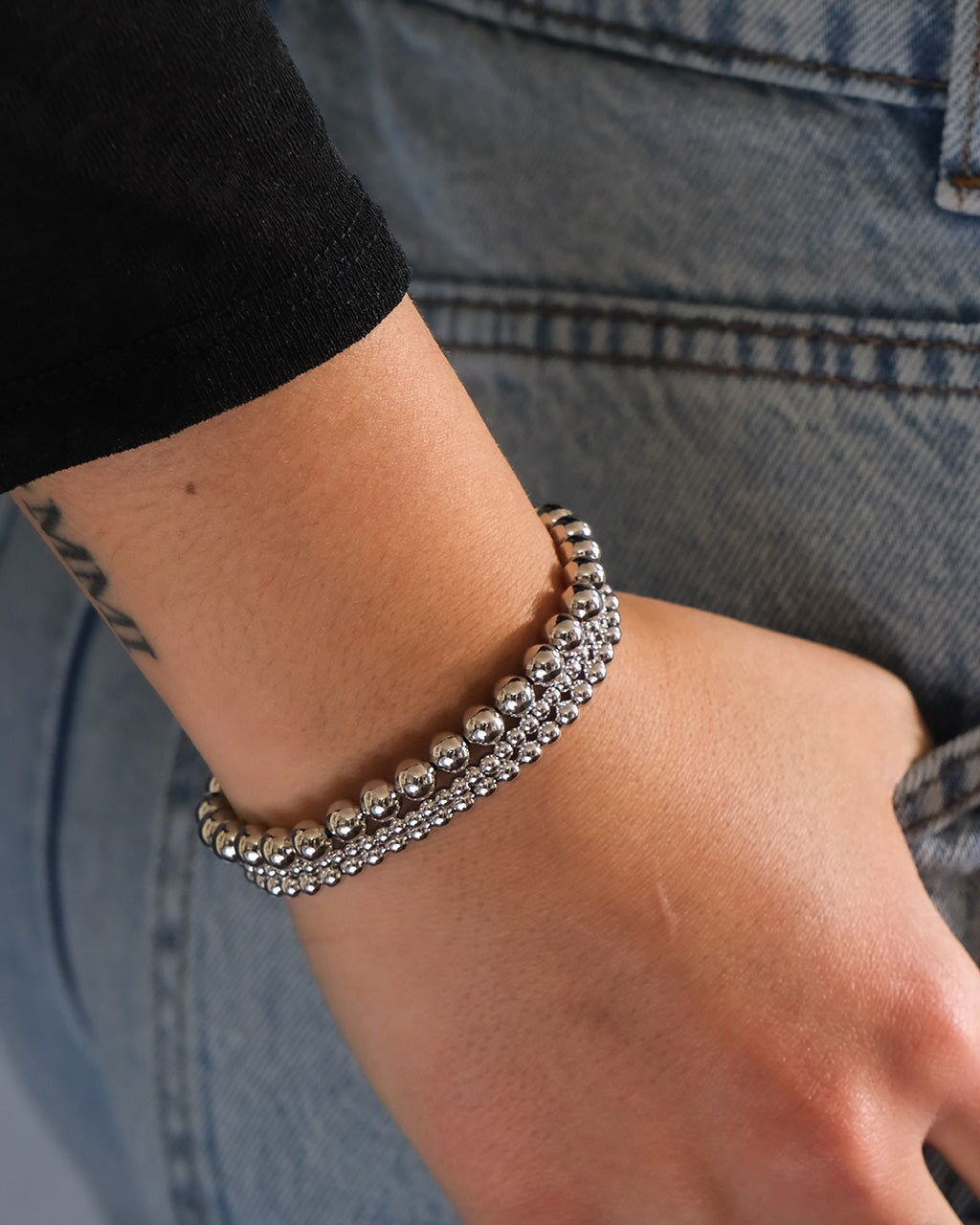Beaded Stretch Bracelet Sets by Sterling Forever