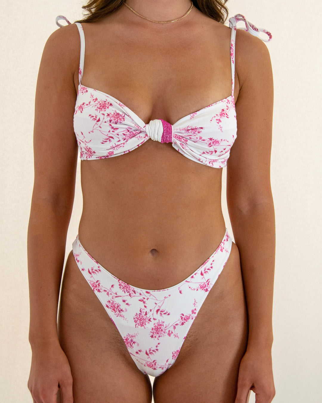 MONTAUK REVERSIBLE BIKINI BOTTOM - PINK