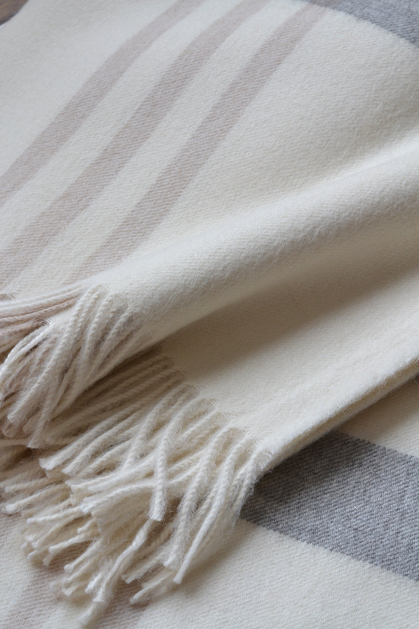 Huntsville Baby Alpaca Plaid Throw by Linen Way