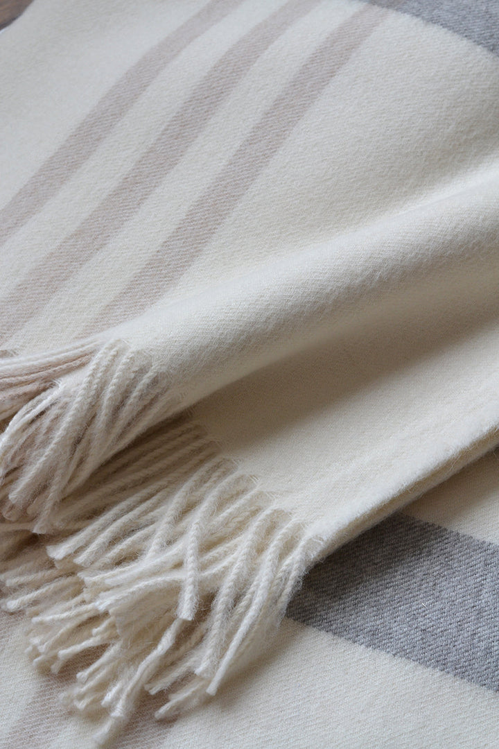 Huntsville Baby Alpaca Plaid Throw by Linen Way