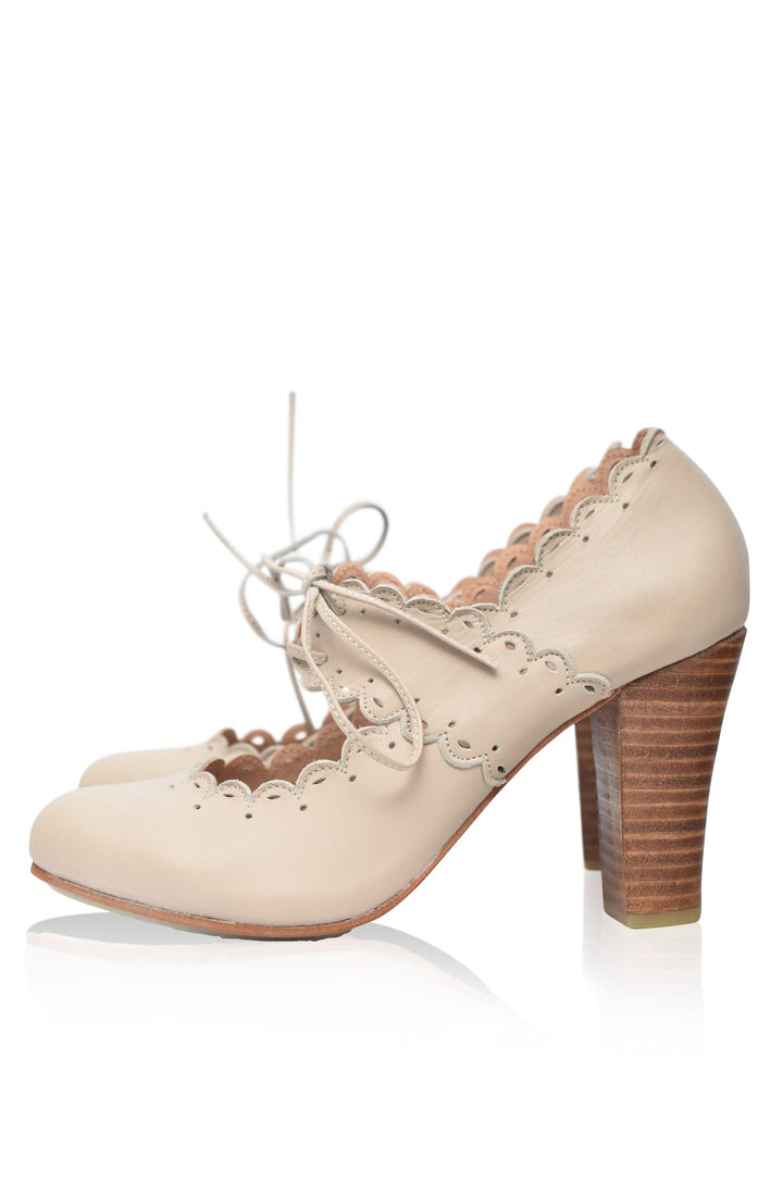 Paradise Bird Leather Heels by ELF