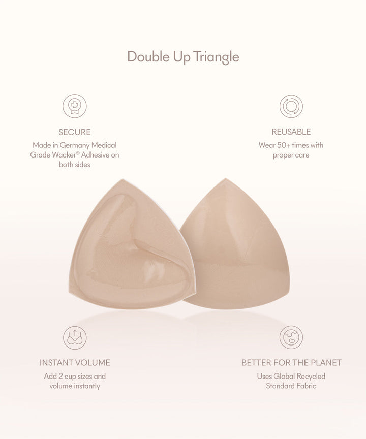Double Up Triangle Push Up Pads by NOOD