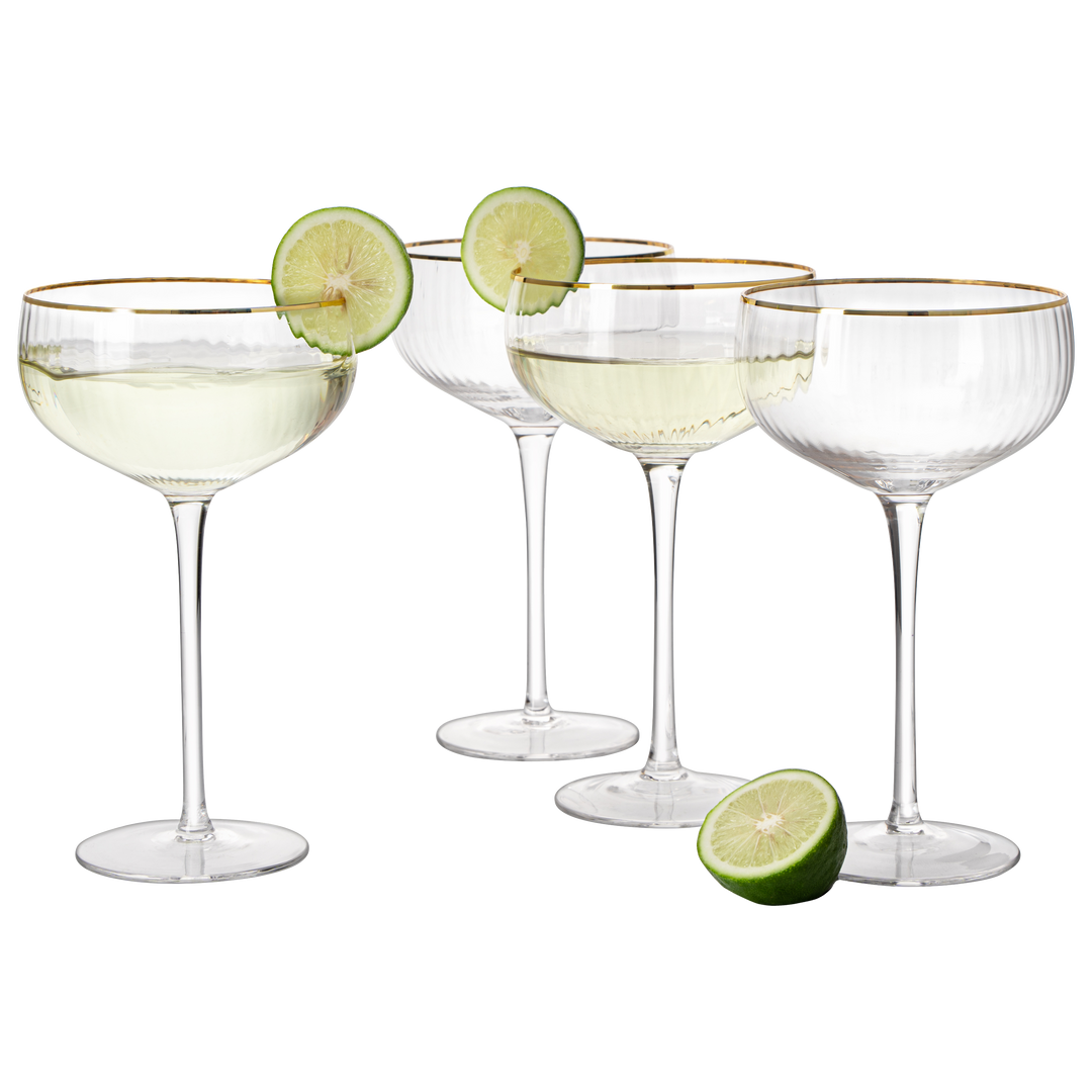 Coupe Cocktail Glasses 7 oz, Set of 4 Classic
