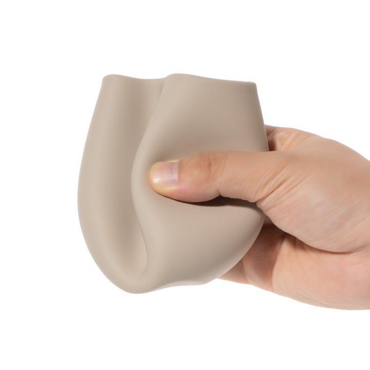 Unbreakable Silicone Stemless Wine Glassware | Set of 4 | Reusable & Shatterproof Tumbler Drinkware for Wine, Water, Cocktails, Champagne Glass for Parties, Camping, Beaches, Boats - (Tan)