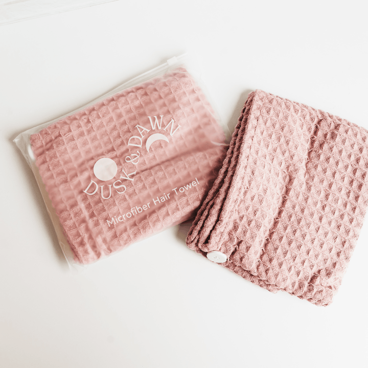 Wrap 'N Dry Microfiber Hair Towel - Blush by Giften Market
