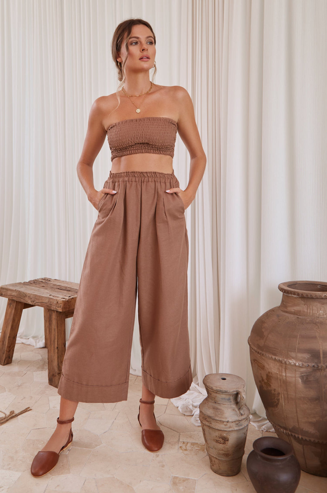 Delhi Linen Pants by Bali Lane