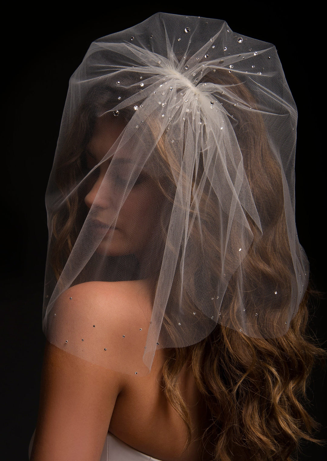 Dixie Short Crystal Veil
