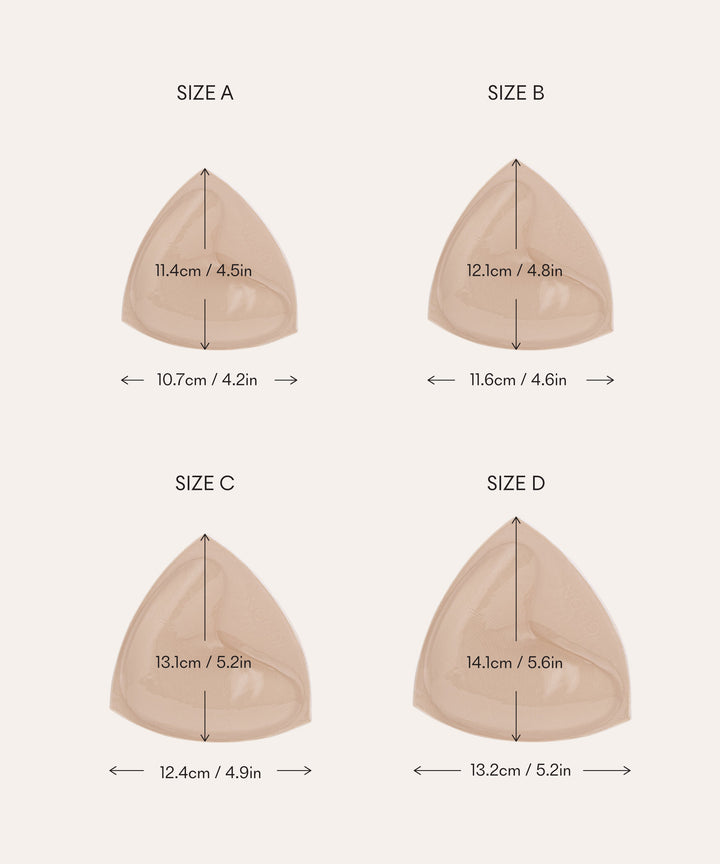 Double Up Triangle Push Up Pads by NOOD