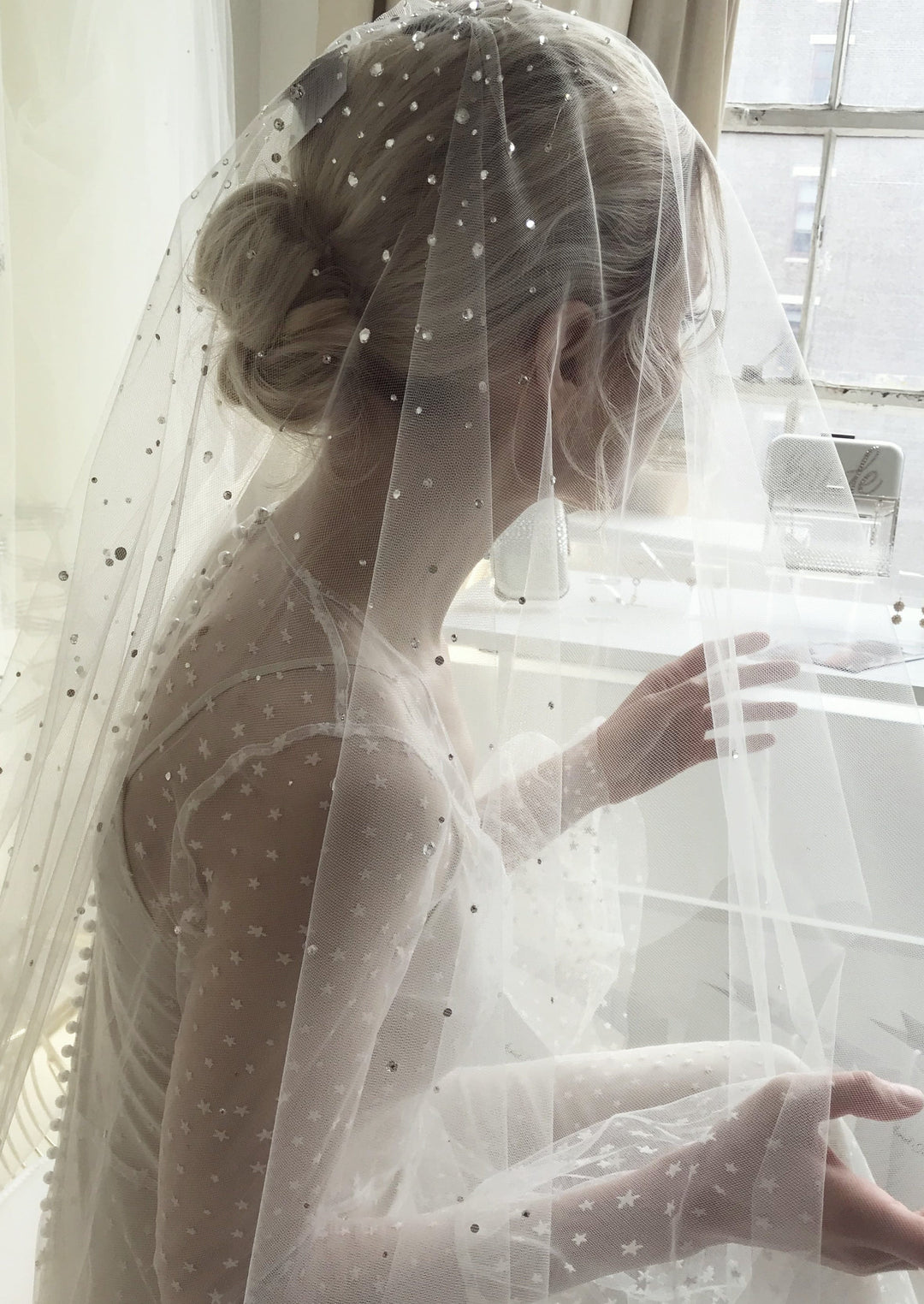 Dream Two-Tier Crystal Cathedral Veil