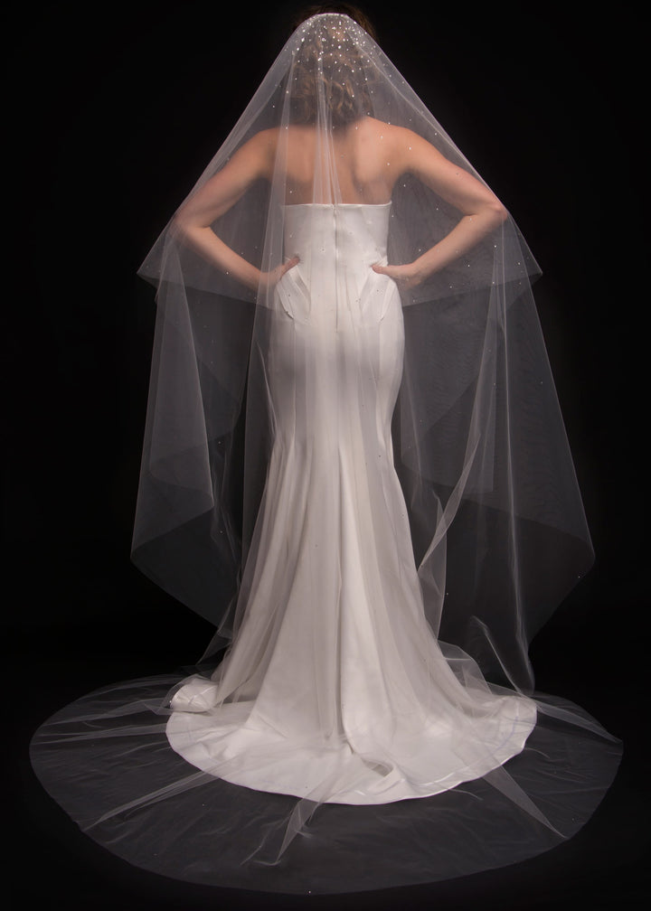 Dream Two-Tier Crystal Cathedral Veil