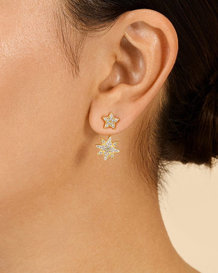 Starburst Jacket Earrings