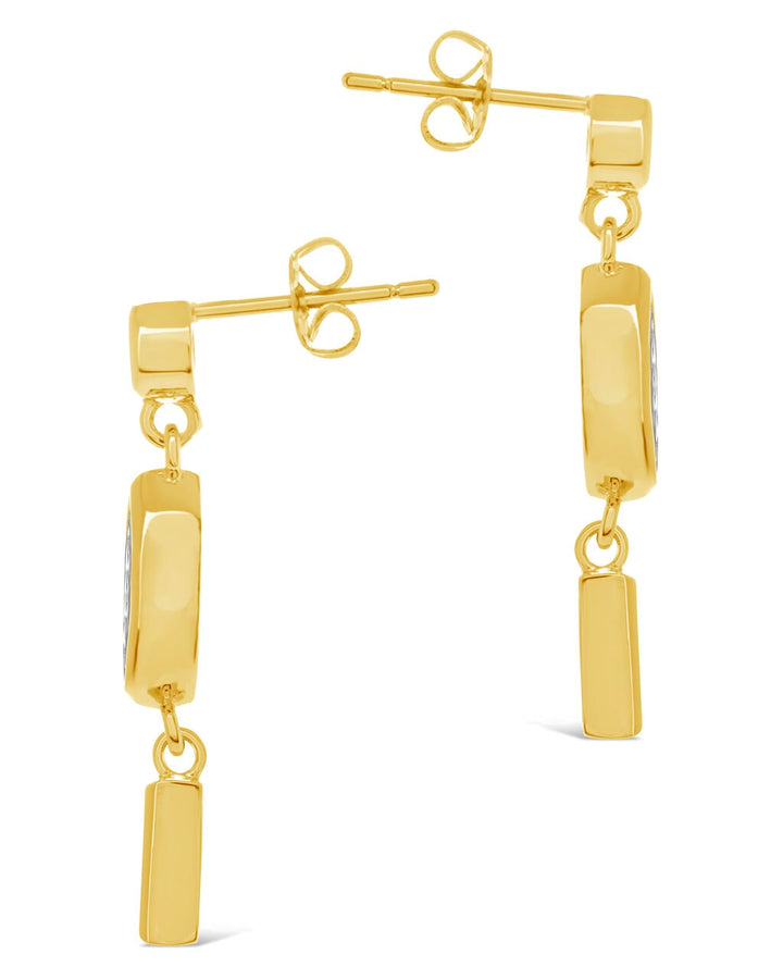 Suvi Triple CZ Drop Stud Earrings by Sterling Forever