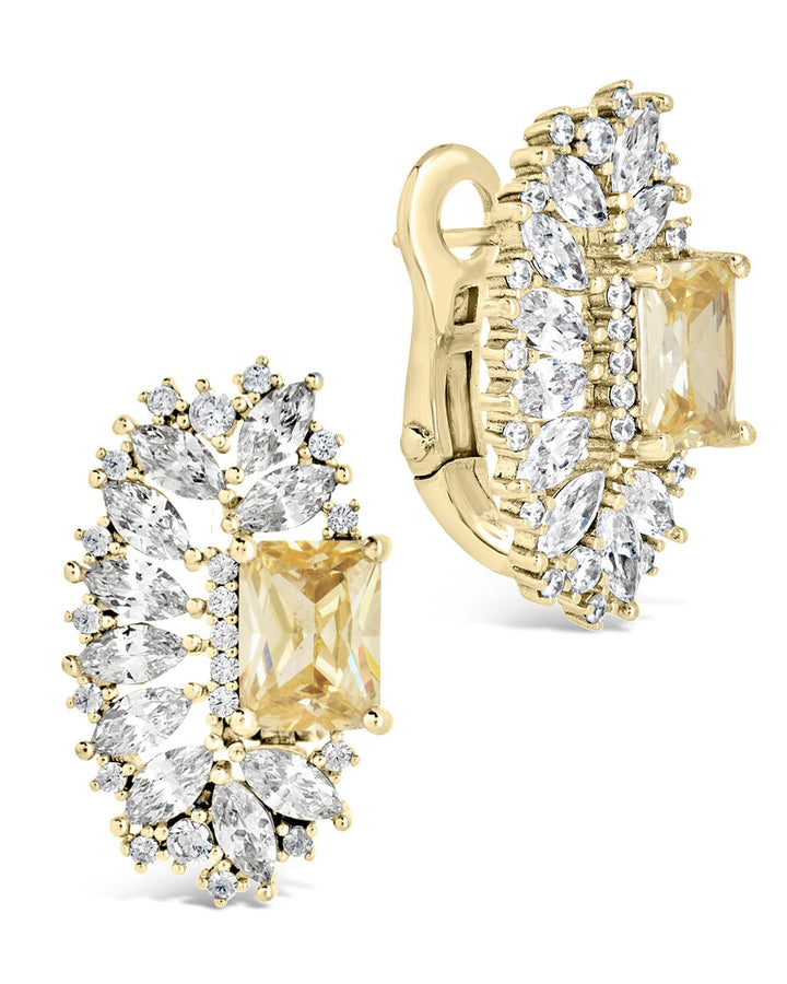Nina Elongated CZ Stud Earrings