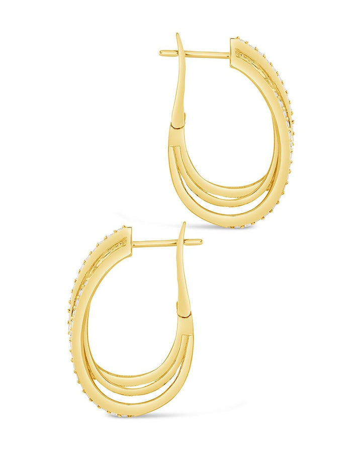 Kyle CZ Hoop Earrings