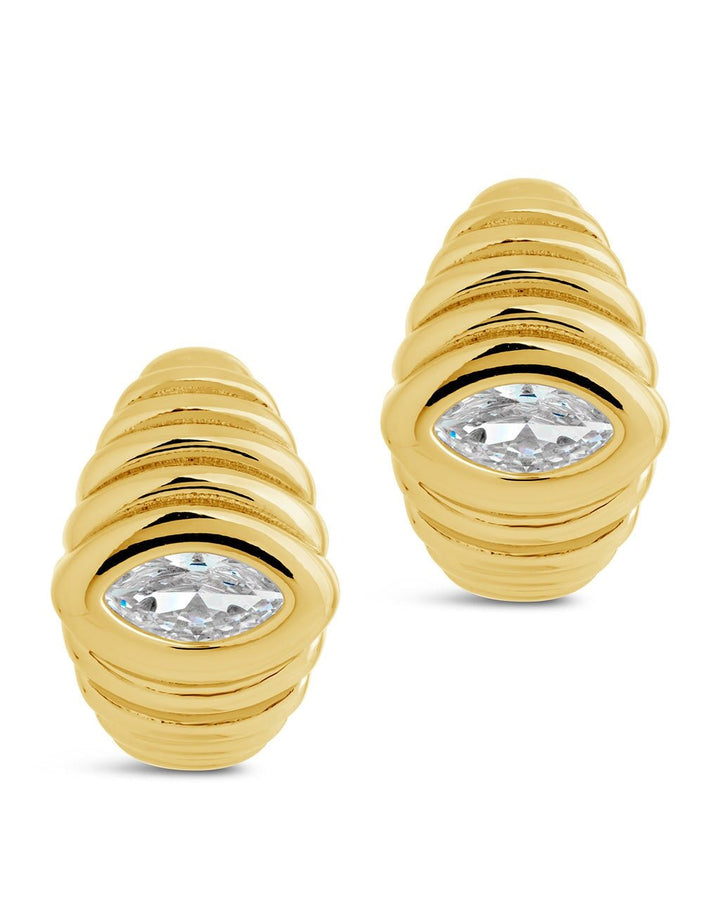 Croissant Hoop Earrings