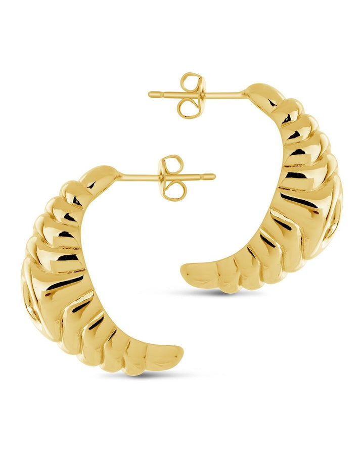 Croissant Hoop Earrings