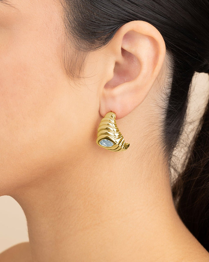 Croissant Hoop Earrings