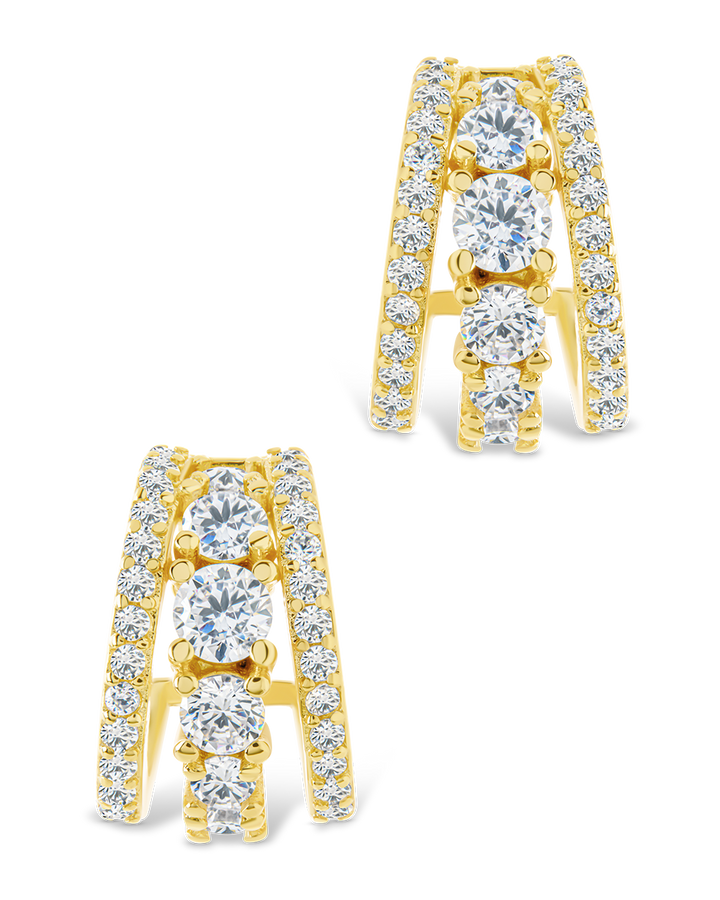 Yasmina CZ Hoop Earrings