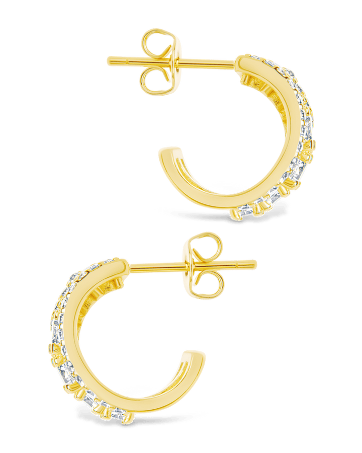Yasmina CZ Hoop Earrings